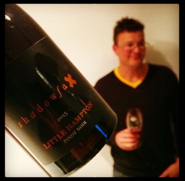 Matt and 2015 Little Hampton pinot